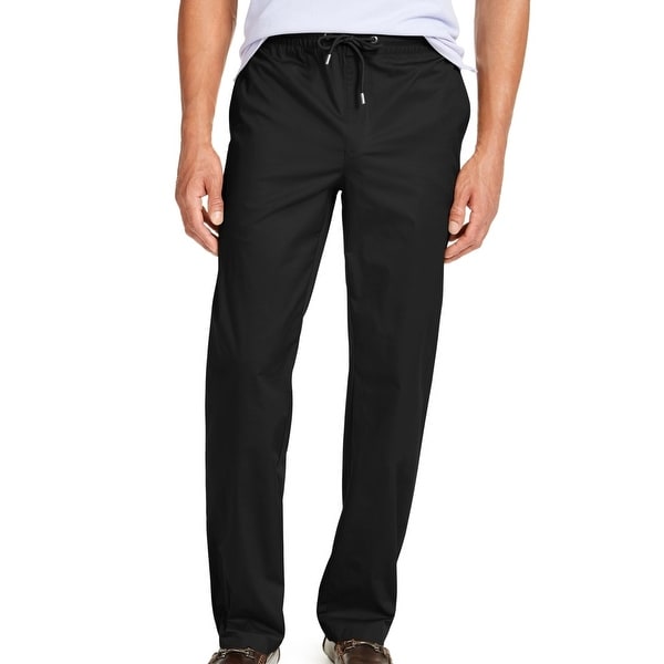 Alfani Mens Pants Black Size Large L Drawstring Elastic-Band Stretch. Opens flyout.