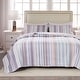 preview thumbnail 5 of 7, Greenland Home Fashions Durango 100-percent Cotton Reversible Quilt Set Sky - Oversized King/King - Cal King