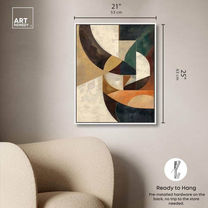 Intersecting Planes Canvas by Art Remedy