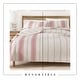 preview thumbnail 24 of 23, Linery & Co. Farmhouse Stripe Microfiber Quilt Set With Shams.