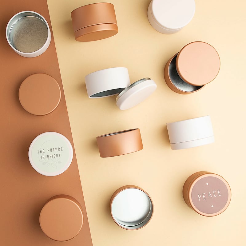 Hearth & Harbor Candle Tins - Candle Jars for Making Candles - DIY Candle Containers with Lids