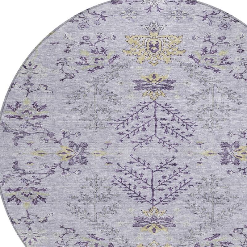 HomeRoots Floral Transitional Rectangle Outdoor Rug