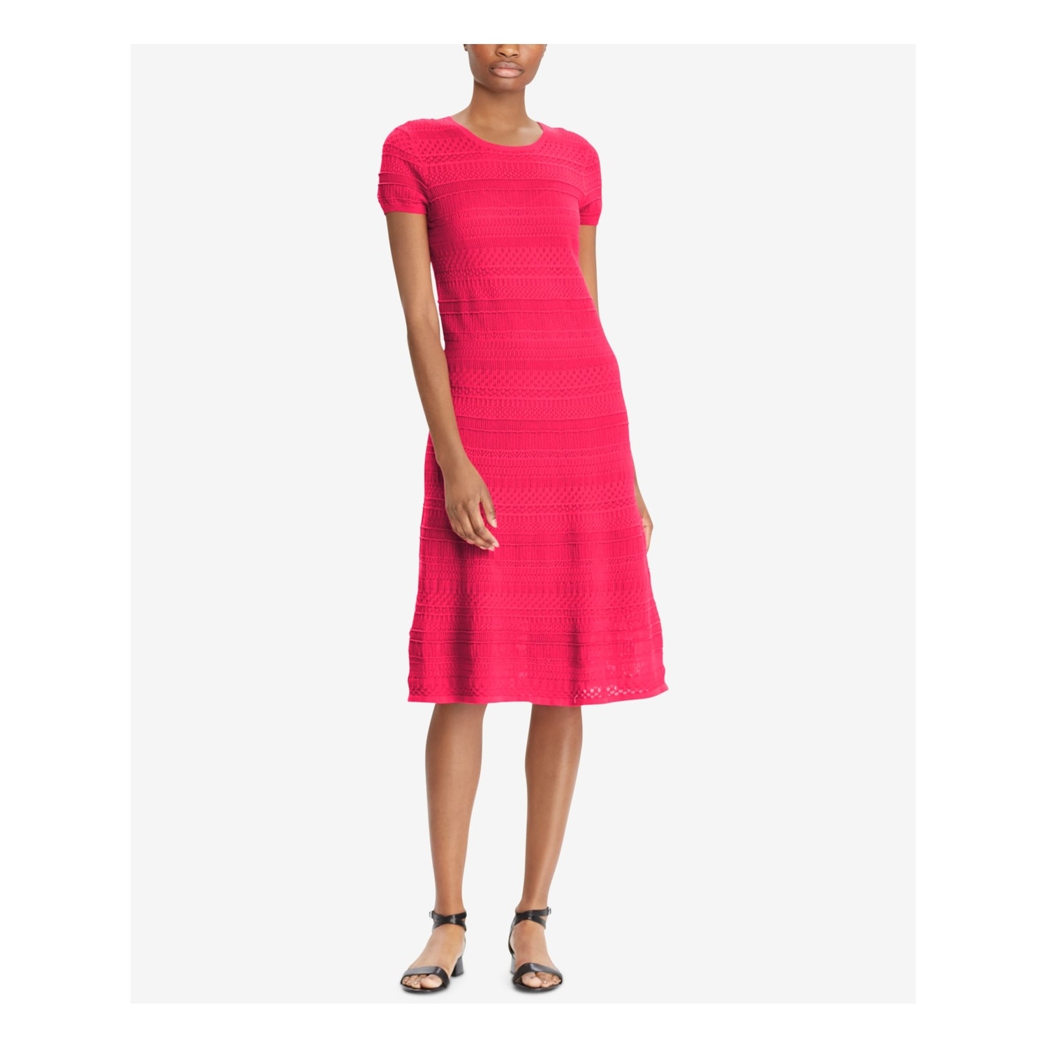 trapeze cocktail dress with sleeves