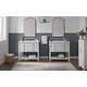 preview thumbnail 58 of 63, Monterey 37-inch Farmhouse Marble Solid Wood Bathroom Vanity