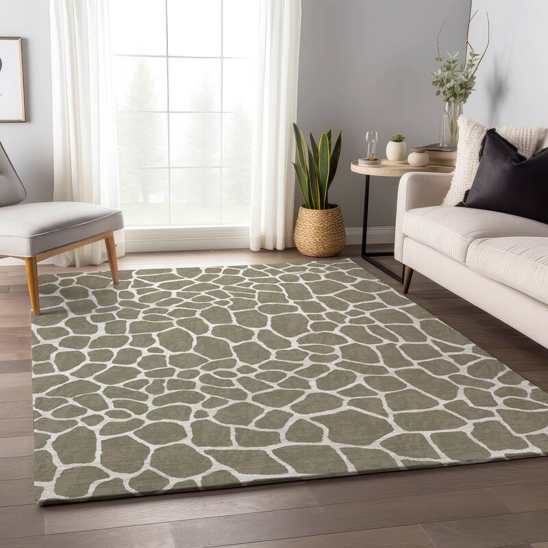 Premium Washable Super Soft Animal Print Mayfield Rug - Taupe - 2' 6" x 3' 10" - Rectangle