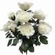 White Victoria Roses Bush Artificial Flowers - Bed Bath & Beyond - 36879461