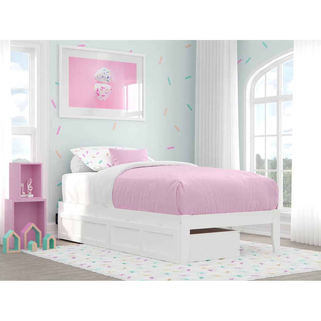 Colorado Bed with USB Turbo Charger and 2 Drawers