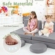 preview thumbnail 10 of 8, Gymax 6PCS Modular Kids Foam Play Couch Set w/Washable Covers