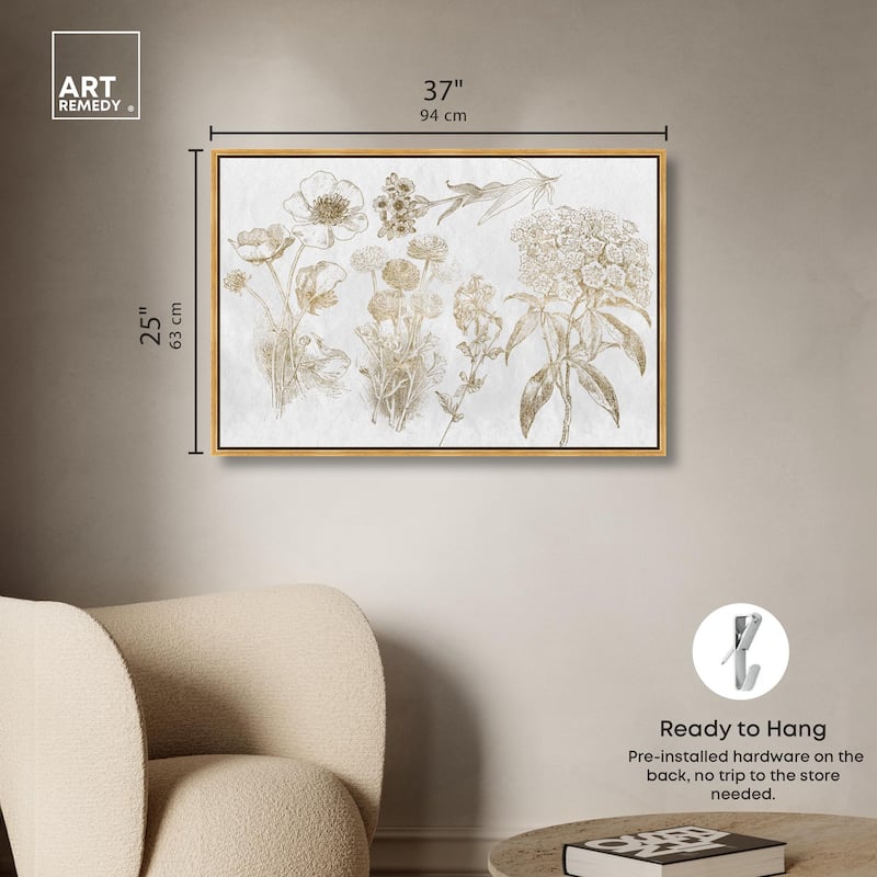 Floral Selection Canvas by Art Remedy