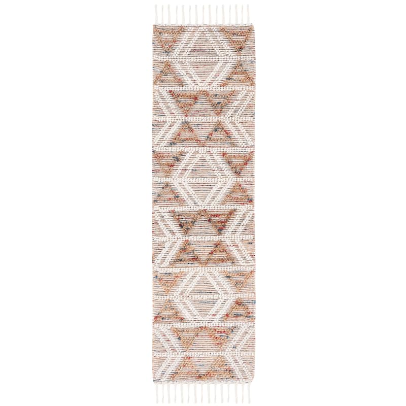 SAFAVIEH Handmade Himalaya Color Frame Wool/ Viscose Rug
