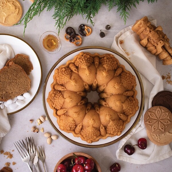 Nordic Ware Very Merry Cast Aluminum Bundt Pan, Nonstick - On Sale
