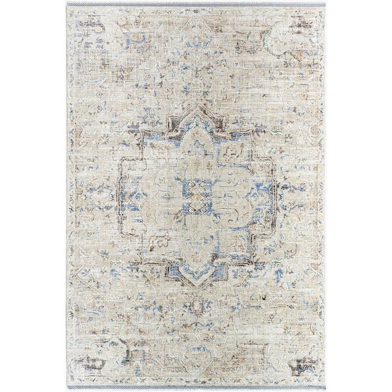 Livabliss Rivaldo Traditional Medallion Area Rug