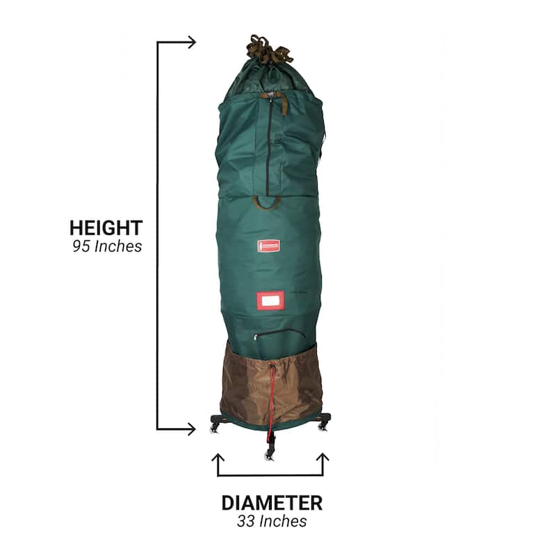 Large Upright Christmas Tree Storage Bag with Wheels