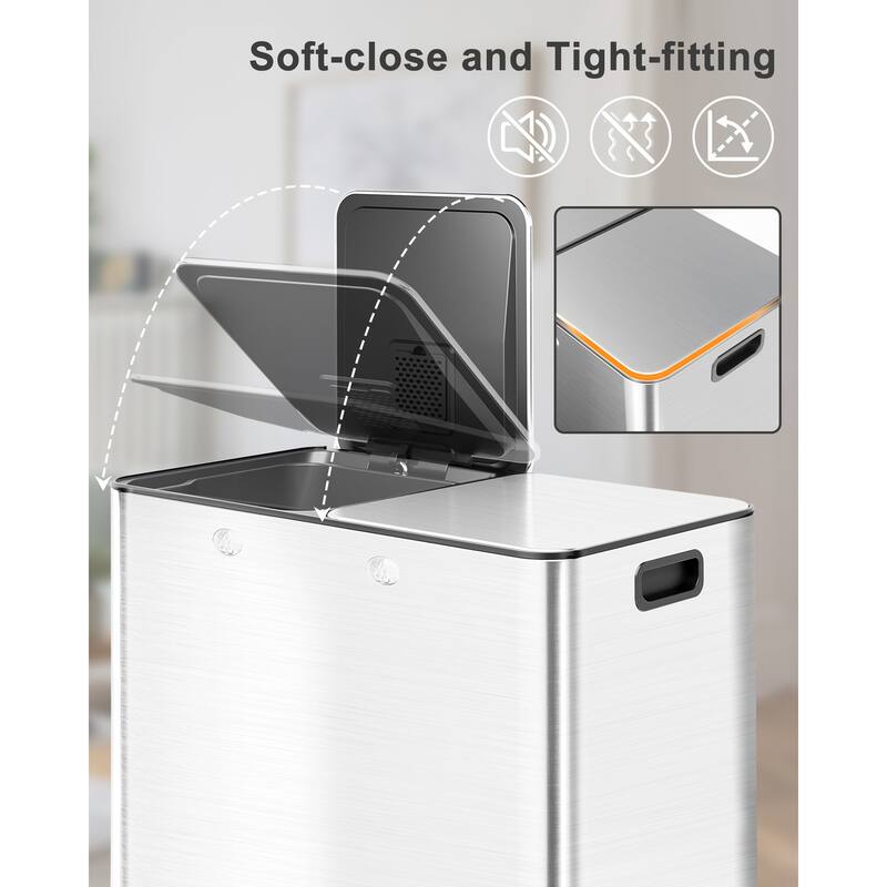 16Gal Garbage Can for Kitchen