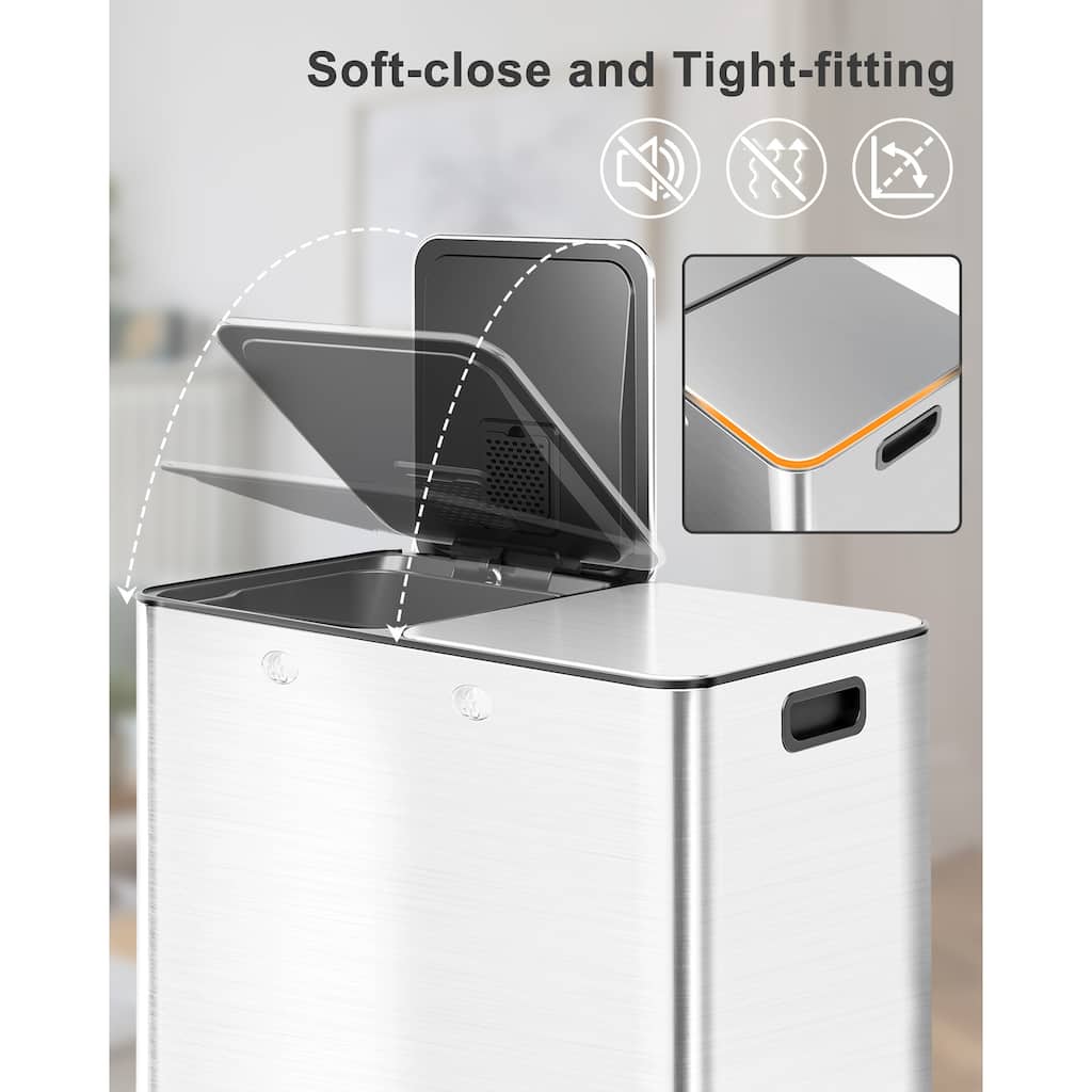 16Gal Garbage Can for Kitchen