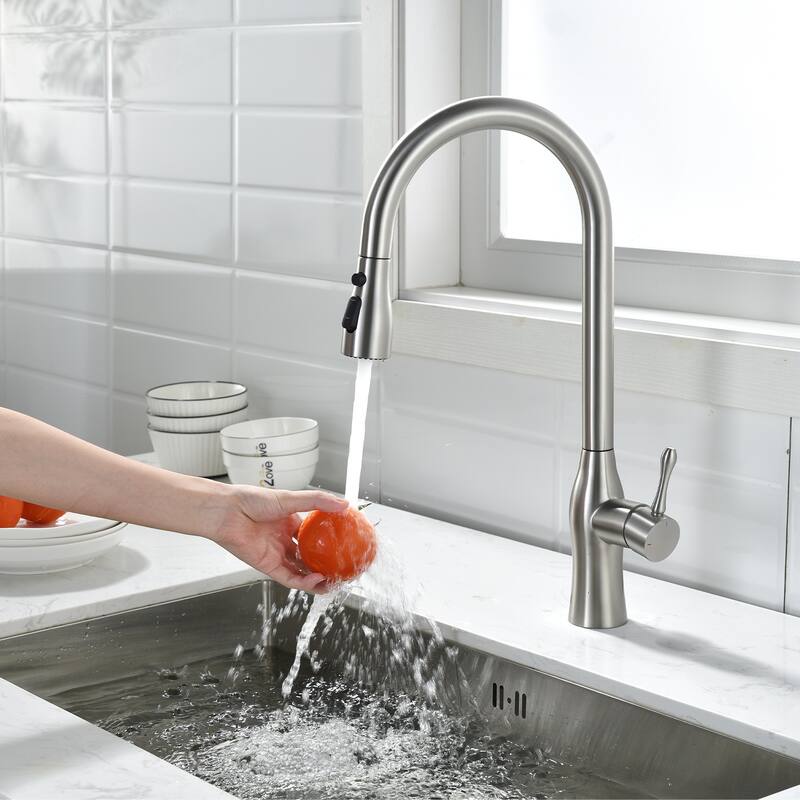 Topcraft Single Handle Pull Down Kitchen Sink Faucet