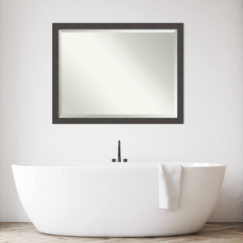Blaine Narrow Beveled Framed Bathroom Vanity Wall Mirror