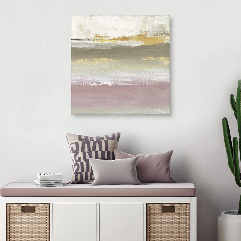Blush Solace by Janet Tava Canvas Art Print