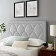 preview thumbnail 11 of 65, Greta Performance Velvet Twin Headboard Light Gray - Twin