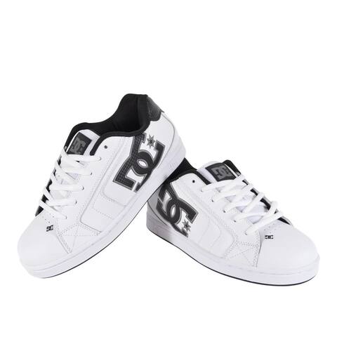 white leather dc shoes