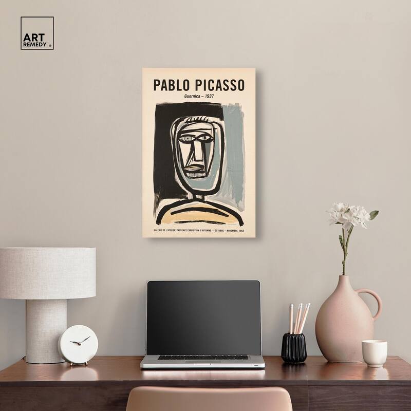 Head of Guernica Canvas by Art Remedy, Gallery Wrapped