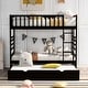 preview thumbnail 20 of 25, Twin Size Bunk Beds with Trundle and Movable Storage
