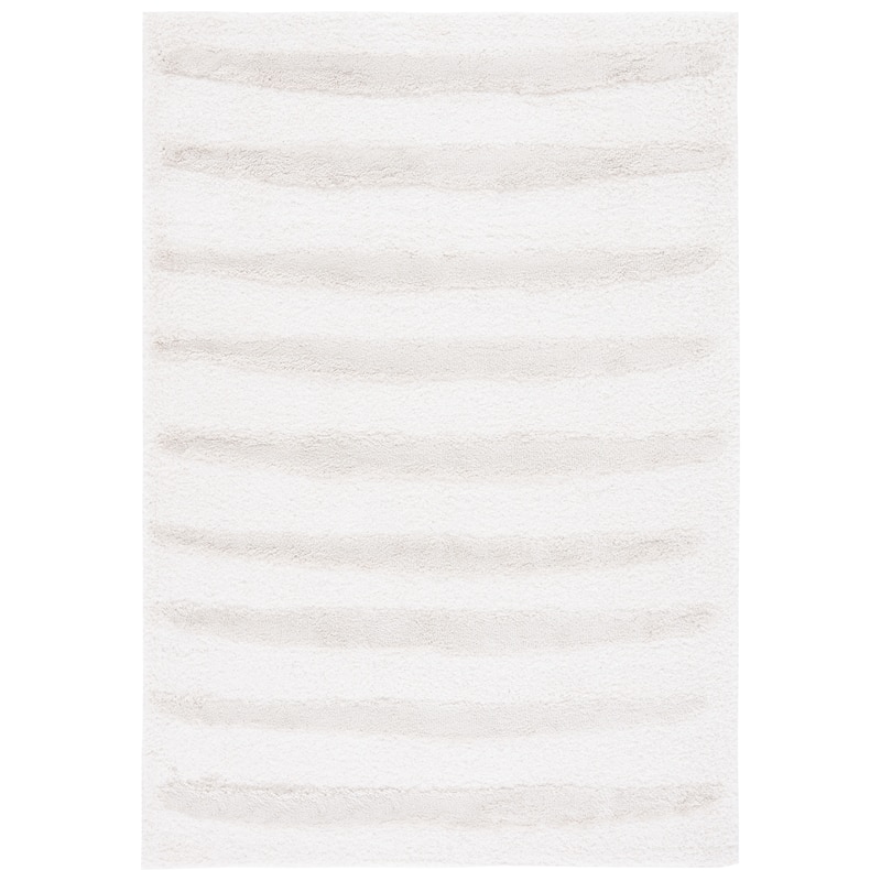 SAFAVIEH Hi-Lo Shag Agista Modern Stripe 1.6-inch Thick Rug