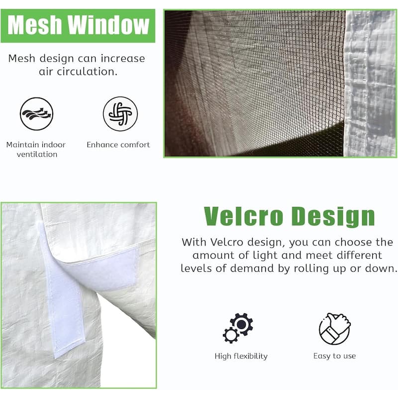 Gazebo Cover for Hardtop Gazebos, Outdoor All Season Waterproof Enclosed Gazebo Cover