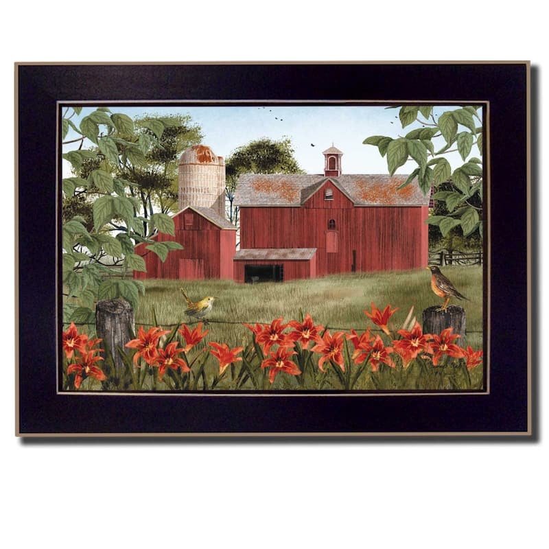 TrendyDecor4U Contemporary "Summer Days" Framed Print Wall Art by Billy Jacobs