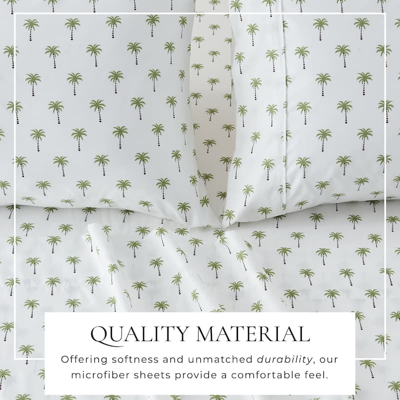 Linery & Co. Ultra-Soft Coastal-Inspired Brushed Microfiber Sheet Set