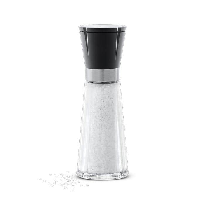 Rosendahl Grand Cru Salt Mill, Black/Steel - H: 8.1"