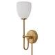 preview thumbnail 2 of 4, Uttermost Trophy 1 Light Brass Sconce - 5.75"W x 18.25"H x 8"D
