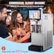 Commercial Slushy Machine, 8L / 2.1 Gal Single Bowl, Cool and Freeze Modes, 1050W Stainless Steel Frozen Drink Maker