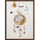 preview thumbnail 6 of 5, "Halloween Dreamcatcher" Framed Print Wall Art Brown - Large