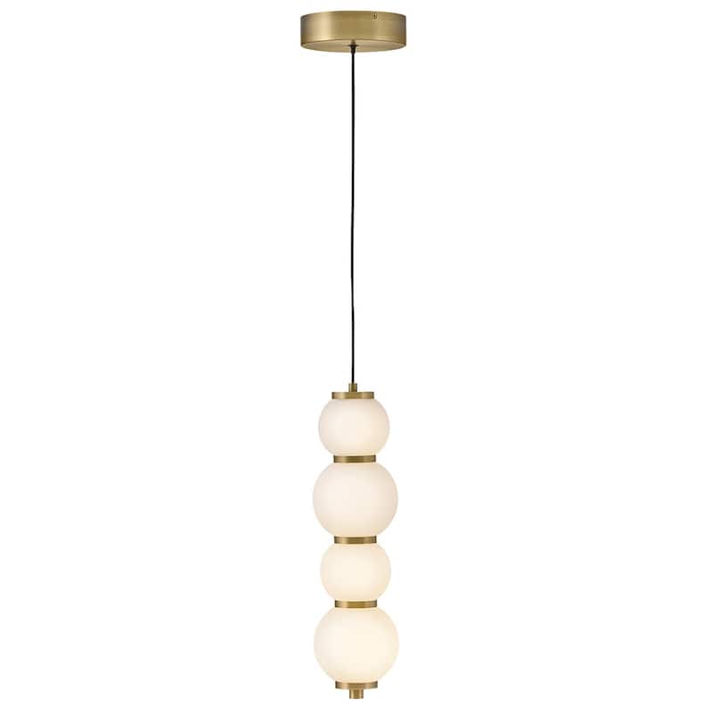 Hinkley Lighting 47397 Trigo 6" Wide LED Mini Pendant with Etched Opal