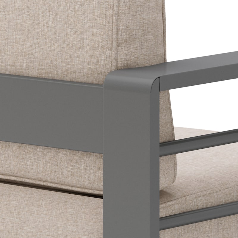 Christopher Knight Home - Cape Coral Outdoor Aluminum Club Chair