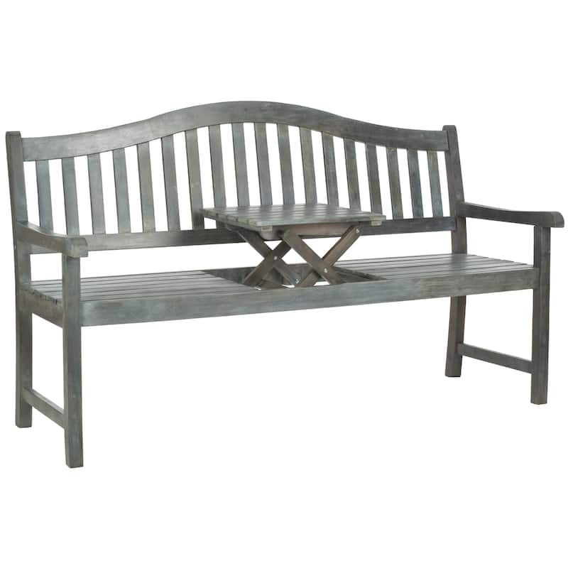 SAFAVIEH Outdoor Graciela Bench - 63Wx25Dx38H