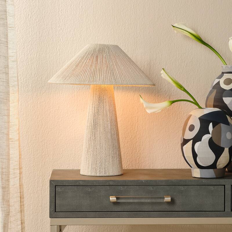Alden Decor Arvin Jute Table Lamp