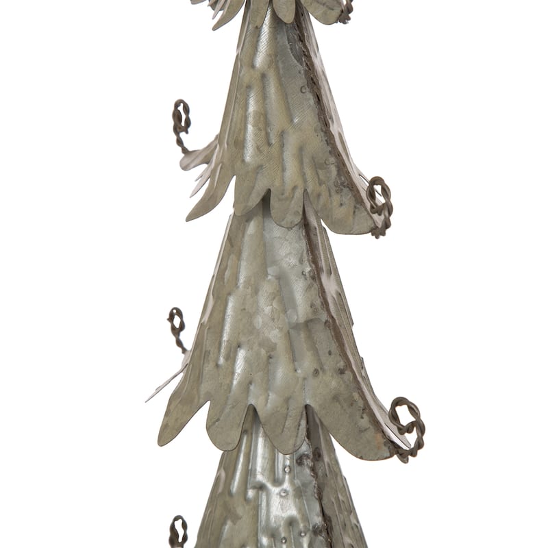 Glitzhome 20"H Galvanized Metal Table Tree