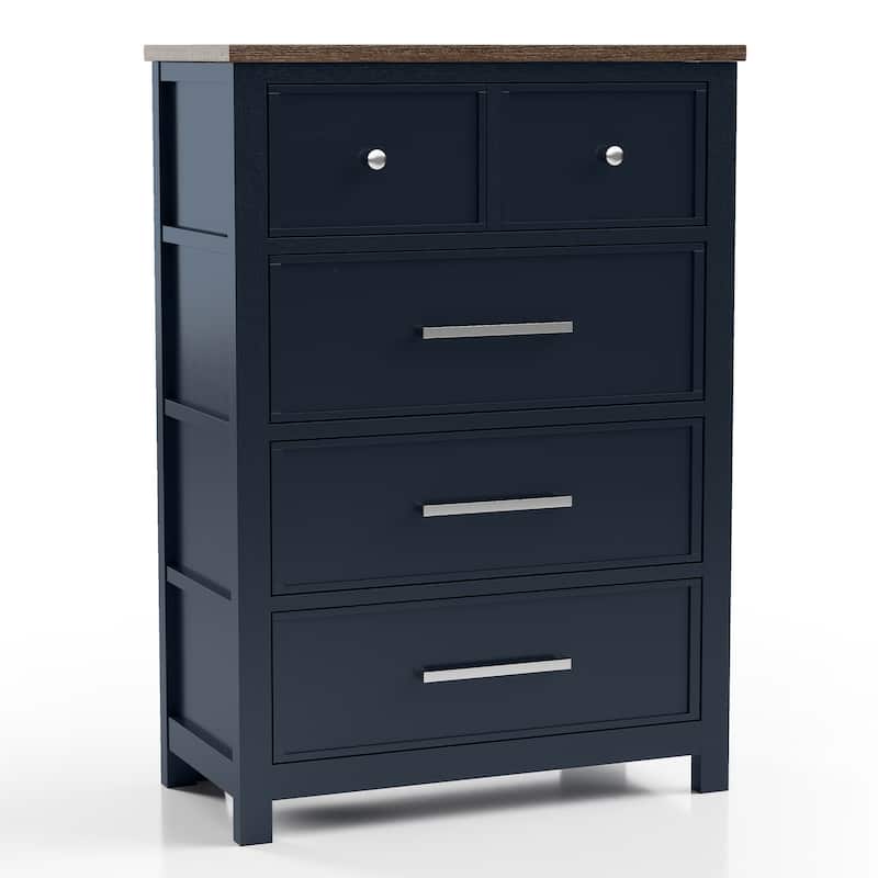 Furniture of America Althea Modern Farmhouse 3-Piece Wood Chest and 2 Nightstand Bedroom Set