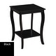 preview thumbnail 3 of 14, Convenience Concepts American Heritage Square End Table with Shelf