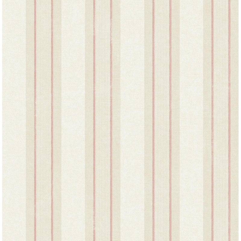 Seabrook Designs Polina Stripes Unpasted Wallpaper