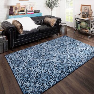 Mohawk Home Amstel Transitional Geometric Area Rug