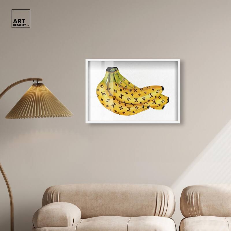 Fashion Bananas III Shadowbox by Art Remedy