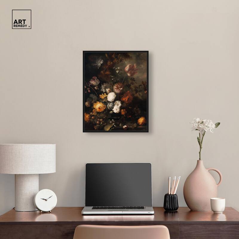 Shadowed Petal Secrets II Canvas by Art Remedy