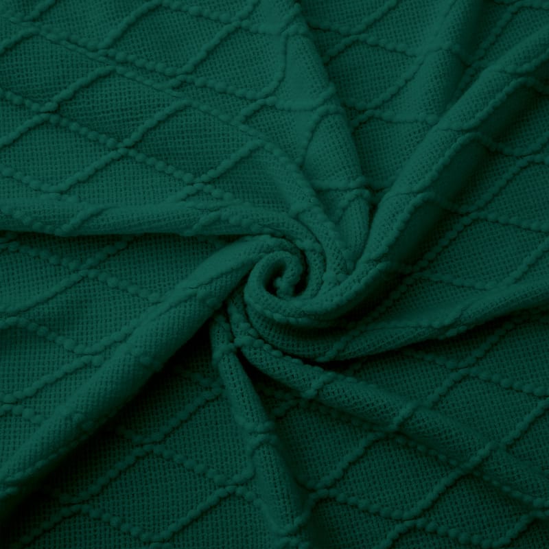 Lightweight 50"x60" Diamond Knit Throw Blanket Couch Cover