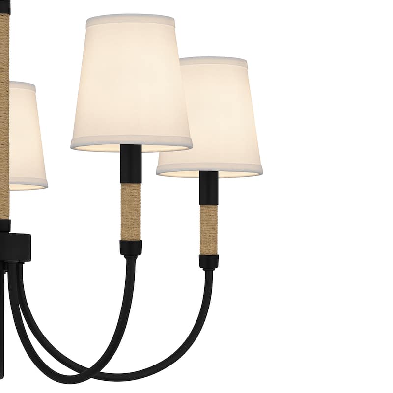 Bayside 5-Light Matte Black Chandelier