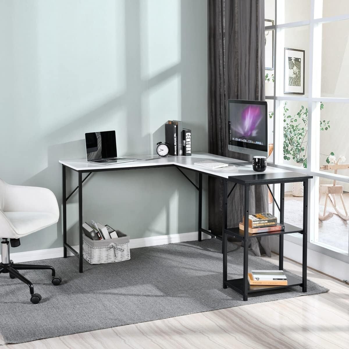 Space saver hot sale gaming desk