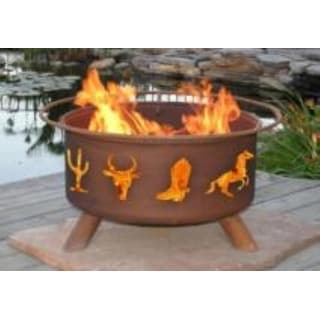 Shop Patina Products F109 Western Cowboy Fire Pit Bronze Free