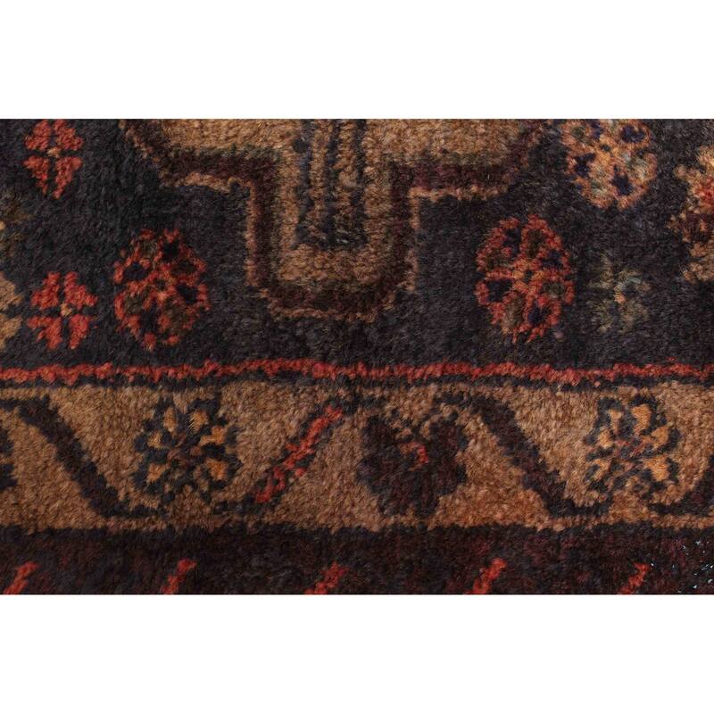 ECARPETGALLERY Hand-knotted Teimani Dark Grey Wool Rug - 2'11 x 4'9